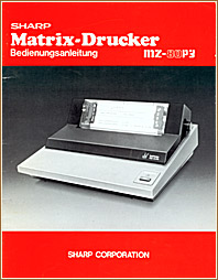 MZ-80P3 German Instruction Manual